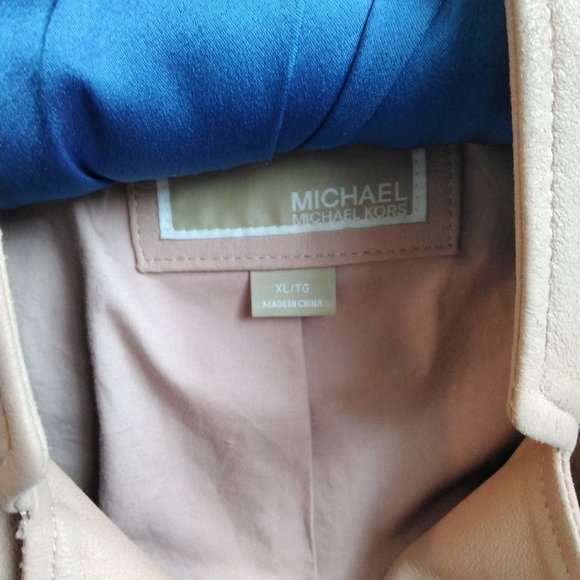 Michael Kors Leather Moto Jacket - Picture 3 of 3